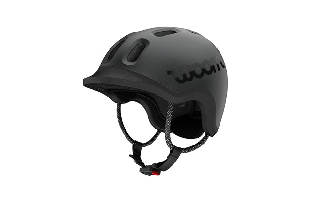 KASK WOOM READY CHARCOAL METALLIC CZARNY