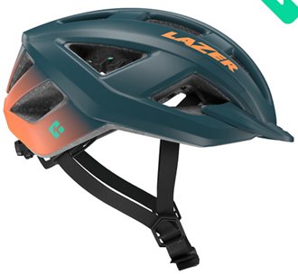 KASK LAZER CERRO KINETICORE MATTE ORANGE BLUE